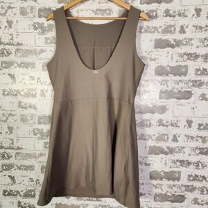 YPB Abercrombie sculptLUX Active Dress XL Olive Green Athleisure Mini Dress